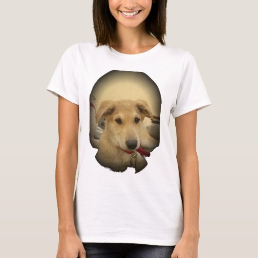 子犬の愛:人間の最高の友人 Tシャツ (正面)