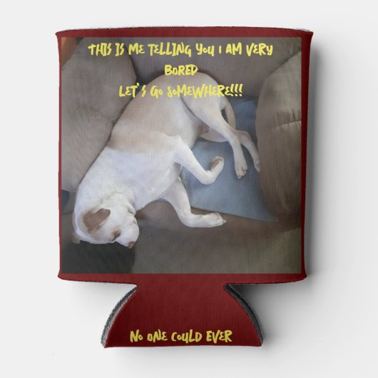 子犬の愛 缶クーラー (正面)