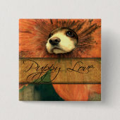 子犬の愛 缶バッジ (正面)