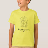 子犬の愛 Tシャツ (正面)
