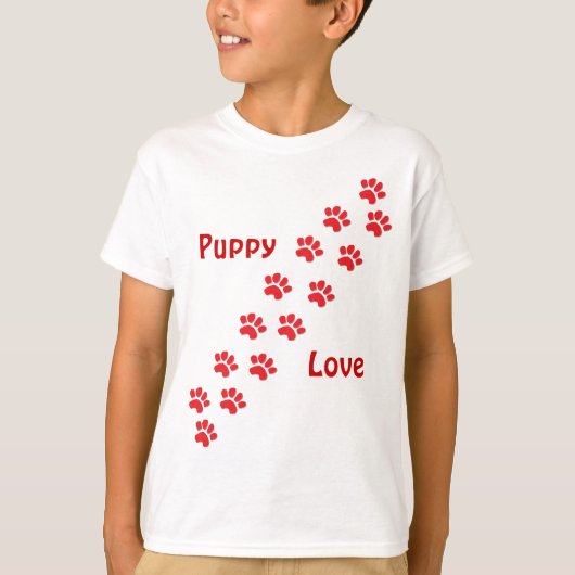 子犬の愛 Tシャツ (正面)