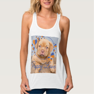 子犬の愛Tシャツ タンクトップ