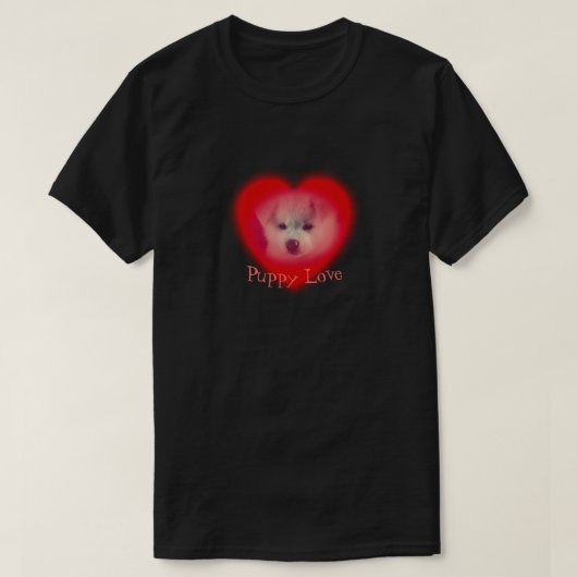 子犬の愛Tシャツ Tシャツ (デザイン正面)