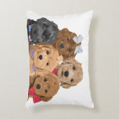 子犬の日12x16アクセント枕 アクセントクッション (正面(垂直))