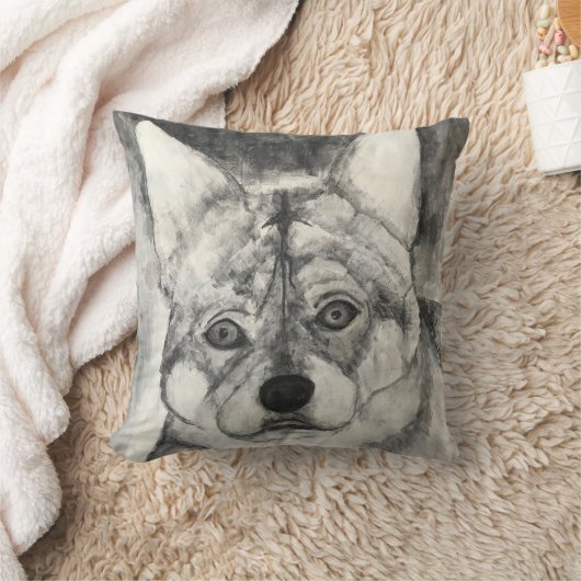 子犬の枕 クッション (ブランケット)