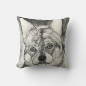 子犬の枕 クッション (正面)