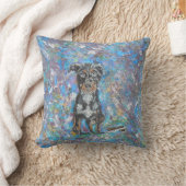 子犬の枕 クッション (ブランケット)