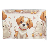 子犬の枕 枕カバー (正面)