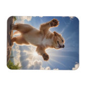 子犬の柔軟なフォトマグネット マグネット (横)