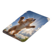 子犬の柔軟なフォトマグネット マグネット (左側)