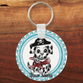 子犬の海賊 キーホルダー (正面)