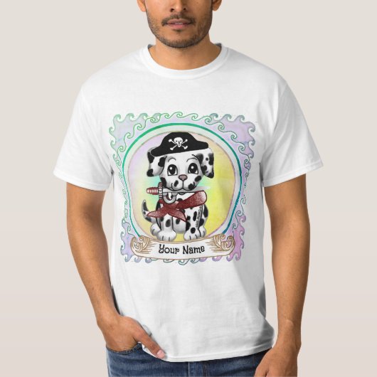 子犬の海賊 Tシャツ (正面)