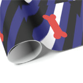 子犬の演劇のプライドの対角線 ラッピングペーパー (ロールコーナー)