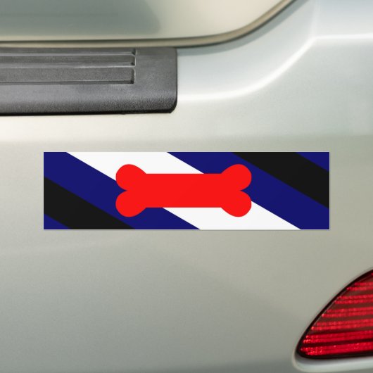 子犬の演劇のプライドの旗のバンパーステッカー バンパーステッカー (車上)