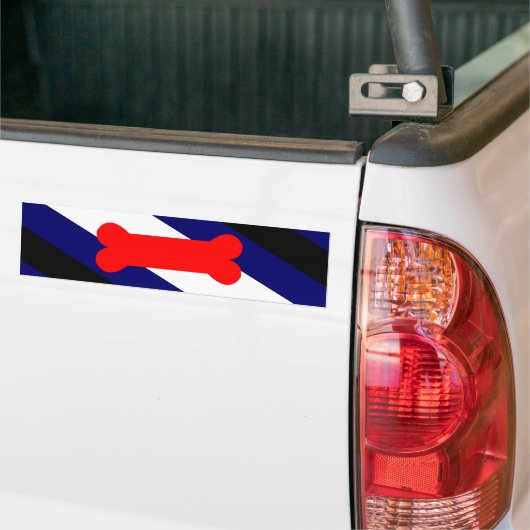 子犬の演劇のプライドの旗のバンパーステッカー バンパーステッカー (トラック上)