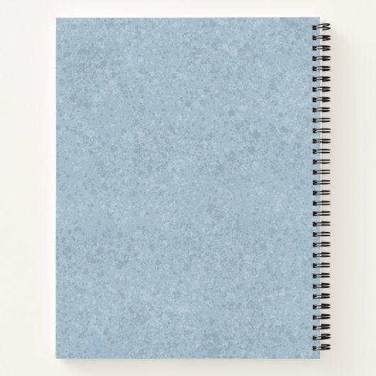 子犬の犬の犬かわいい漫画のイラストレーションブルー ノートブック (裏面)