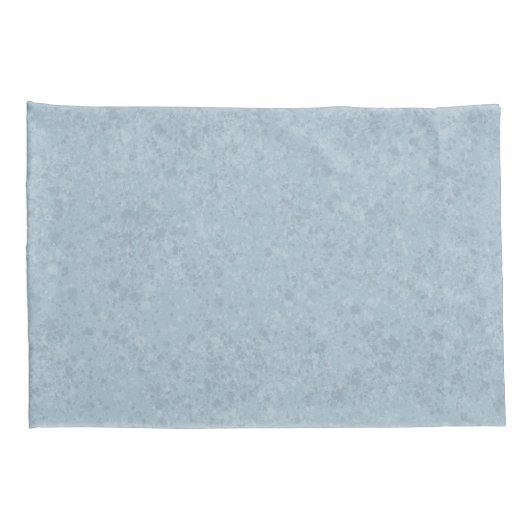 子犬の犬の犬かわいい漫画のイラストレーションブルー 枕カバー (裏面-右)