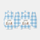 子犬の男の子の誕生日パーティーのお気に入りボックス フェイバーボックス (折り畳みなし)