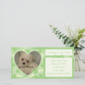 子犬の発表 案内状 (スタンド正面)