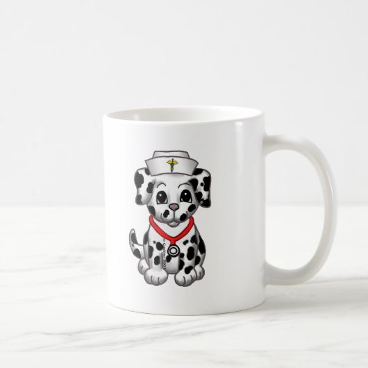 子犬の看護師 コーヒーマグカップ (右)