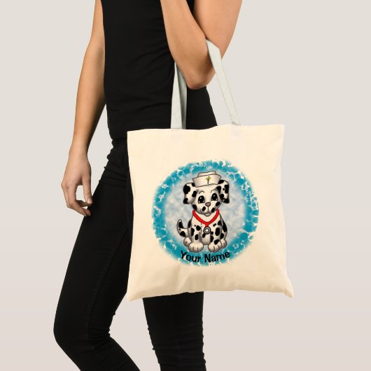 子犬の看護師 トートバッグ (正面(商品))