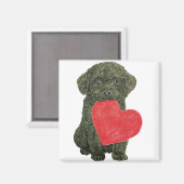 子犬の磁石 マグネット (正面/裏面)