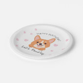 子犬の紙プレートはポーティパーティー食器 ペーパープレート (アングル)