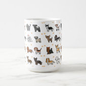 子犬の絵文字 モーフィングマグカップ (中央)