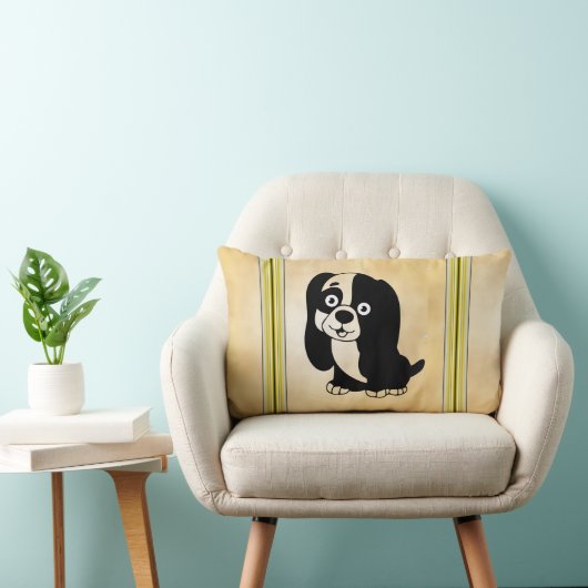 子犬の腰枕 ランバークッション (椅子)