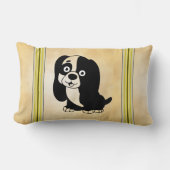 子犬の腰枕 ランバークッション (正面)