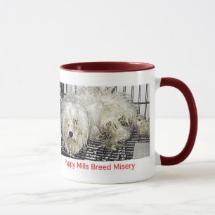 子犬の製造所の品種悲惨さのマグ マグカップ