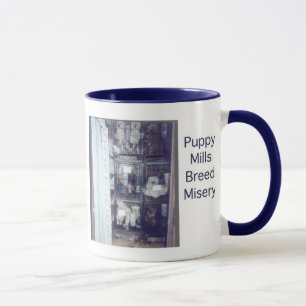子犬の製造所の品種悲惨さのマグ マグカップ