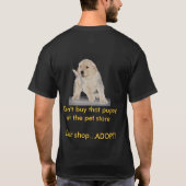 子犬の製造所 Tシャツ (裏面)