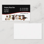 子犬の訓練名刺 名刺 (正面/裏面)