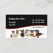 子犬の訓練名刺 名刺 (正面)