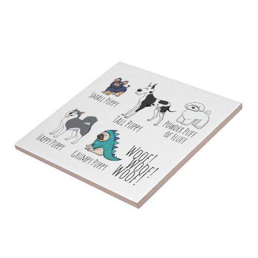 子犬の詩 タイル (側面)