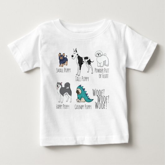 子犬の詩 ベビーTシャツ (正面)