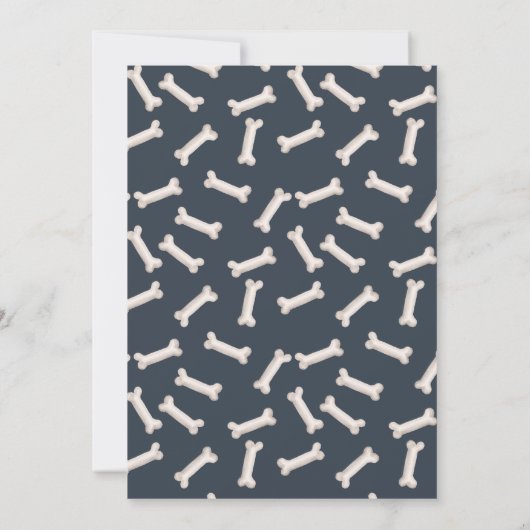 子犬の誕生日の招待状を手に入れよう！ 招待状 (裏面)