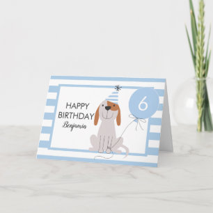 子犬の誕生日カードAny Age カード