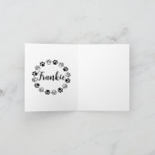 子犬の誕生日パーティパピーポーティ招待状 招待状 (内部)