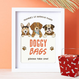 子犬の誕生日パーティーが署名を好む ポスター