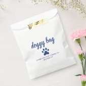 子犬の誕生日パーティーのお土産袋 フェイバーバッグ (封をした状態)