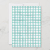 子犬の誕生日パーティーの招待ピンク 招待状 (裏面)