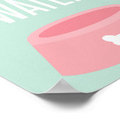 子犬の誕生日パーティーサイントイレウォーター ポスター (角)