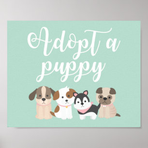 子犬の誕生日パーティーサイン うちの子おめでとう ポスター