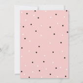 子犬の誕生日パーティー招待状 招待状 (裏面)