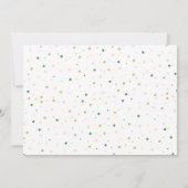 子犬の誕生日、動物愛好家かわいい女の子の写真 招待状 (裏面)