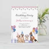 子犬の誕生日 招待状 (スタンド正面)