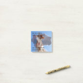 子犬の販売のポットノート ポストイット (デスク上)