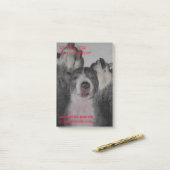 子犬の販売のポットノート ポストイット (デスク上)